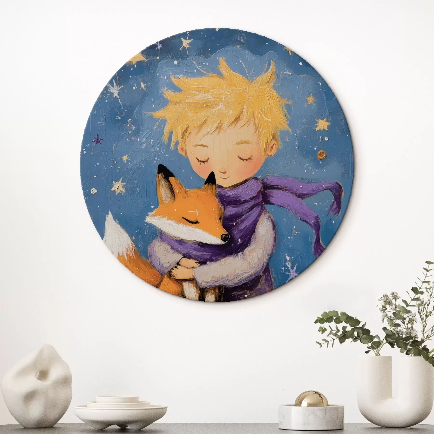 Pilt Väike prints kallistab rebast r41347