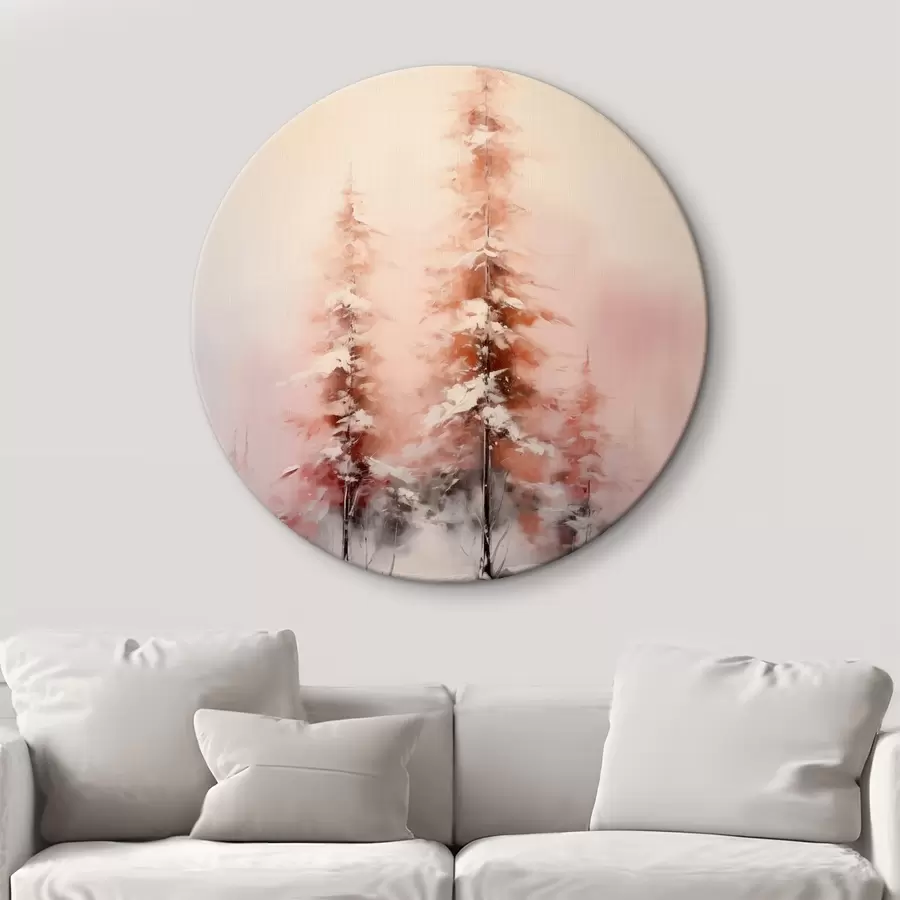 Pilt Talvised kuused hommikupoolikul udus r41470