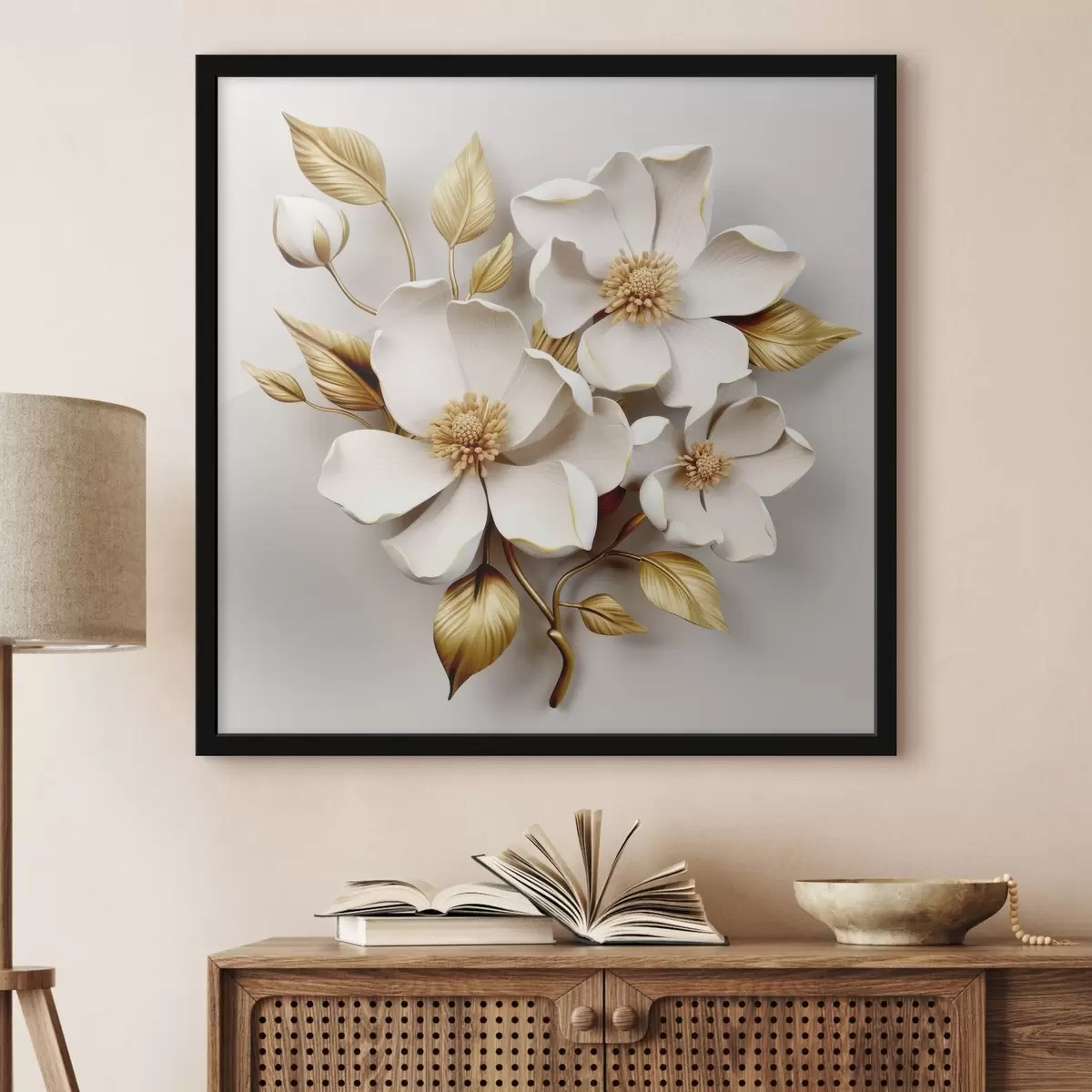 Plakat Suured lilled heledal taustal f42175