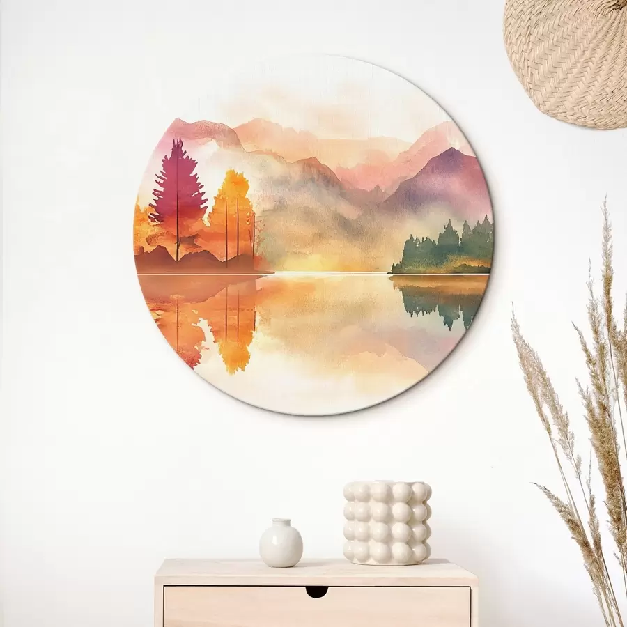 Fototapeedid Mäed akvarellistiilis r42183