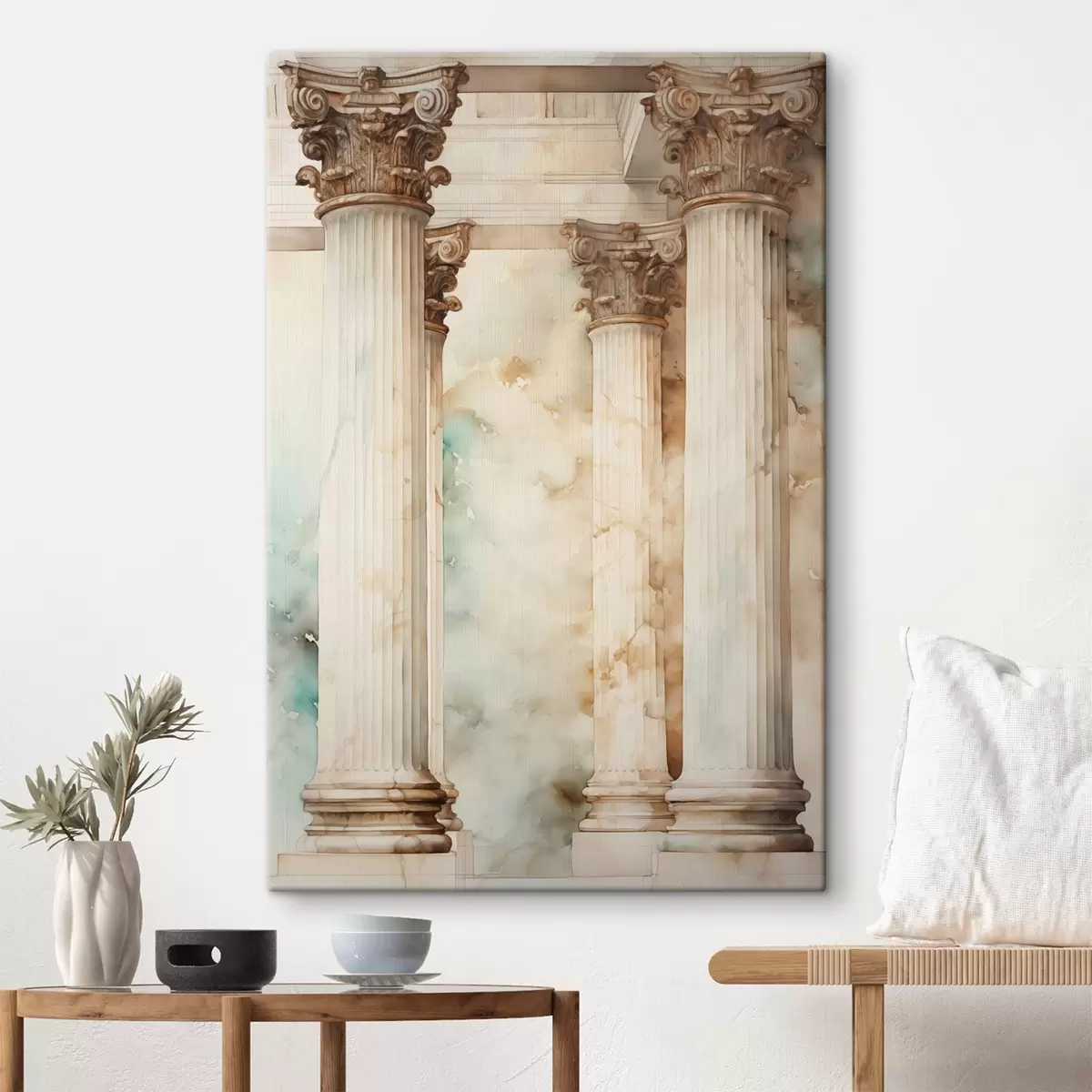 Pilt Antiikne veergude imitatsioon akvarell s42363