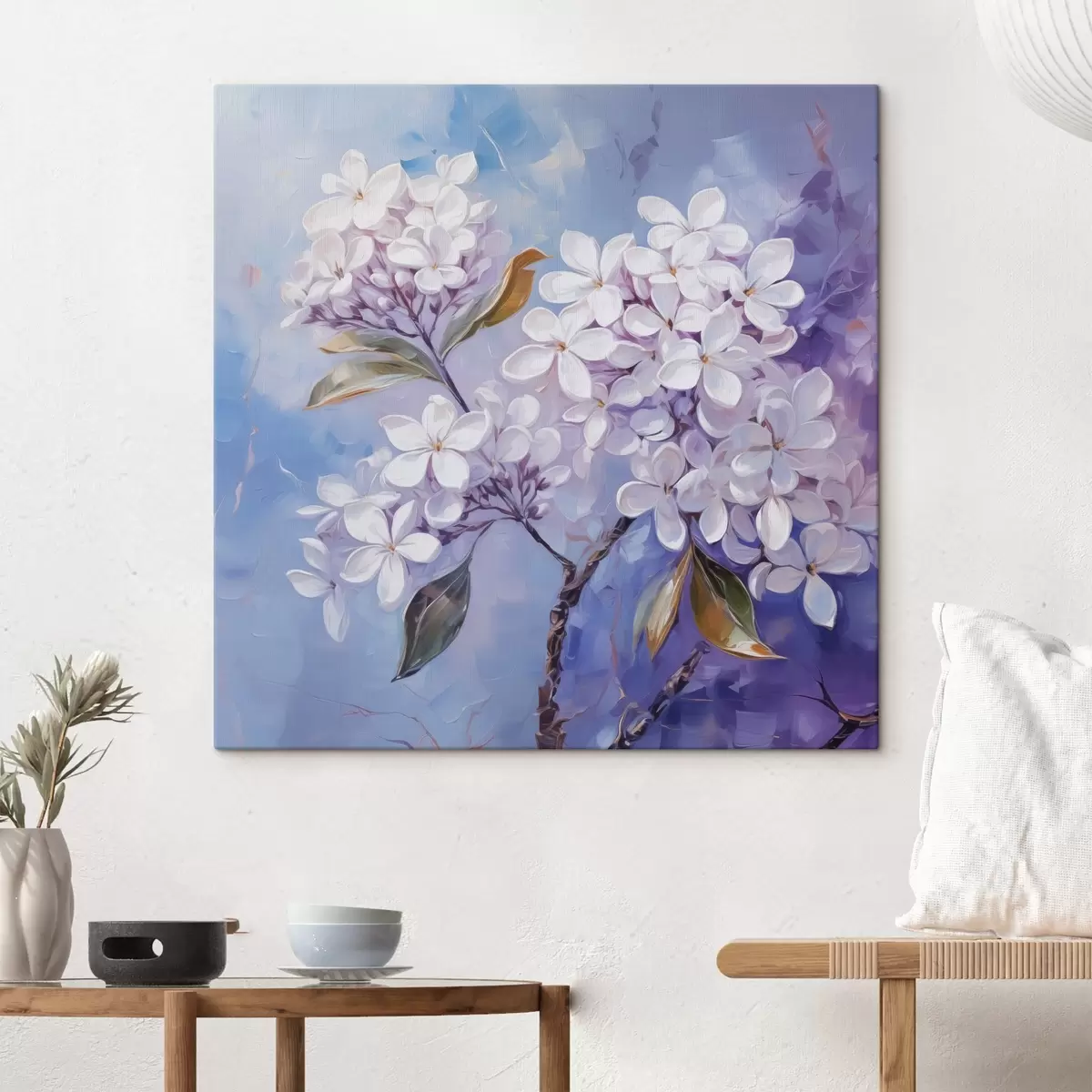 Pilt Lilla oksa imitatsioon hägune maali s42370