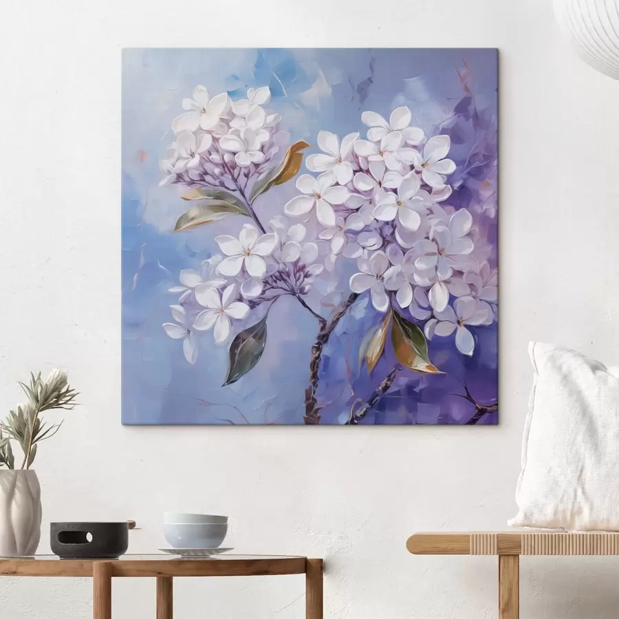 Pilt Lilla oksa imitatsioon hägune maali s42370