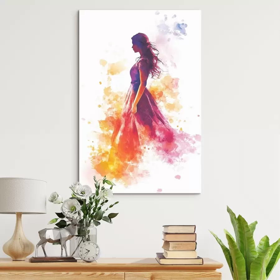 Pilt Tüdruku portree akvarellistiilis s42080