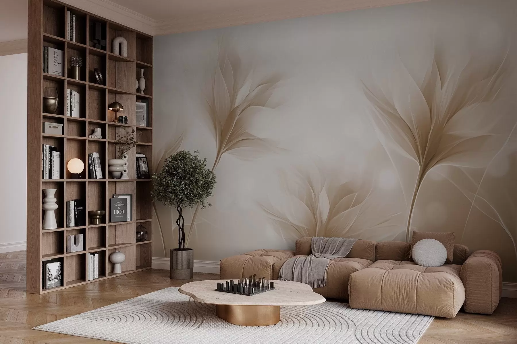 Fototapeedid Pehmed läbipaistvad kroonlehed w02697v1