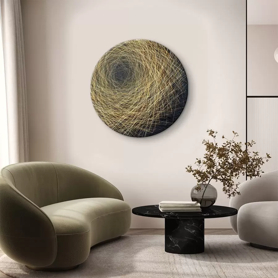 Pilt Kollased, õhukesed päikesevalguse niidid r02428