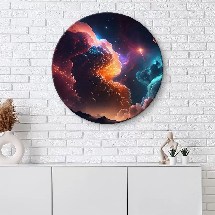 Fototapeedid Nebula ja tähistaevas abstraktsel kujul r35331