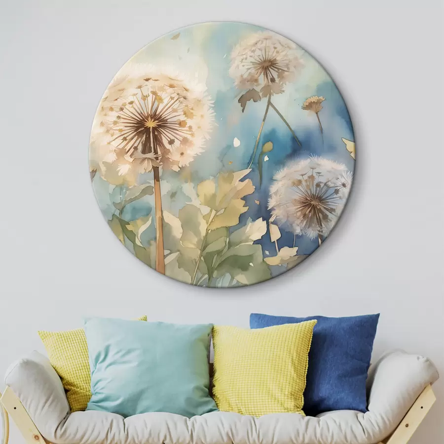 Fototapeedid Võilillepõld akvarell akvarell akvarell akvarell akvarell akvarell akvarell akvarell r35839