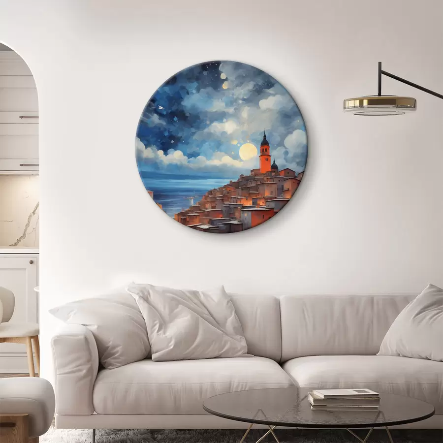 Pilt Vaade keskaegsele Euroopa linnale r36229