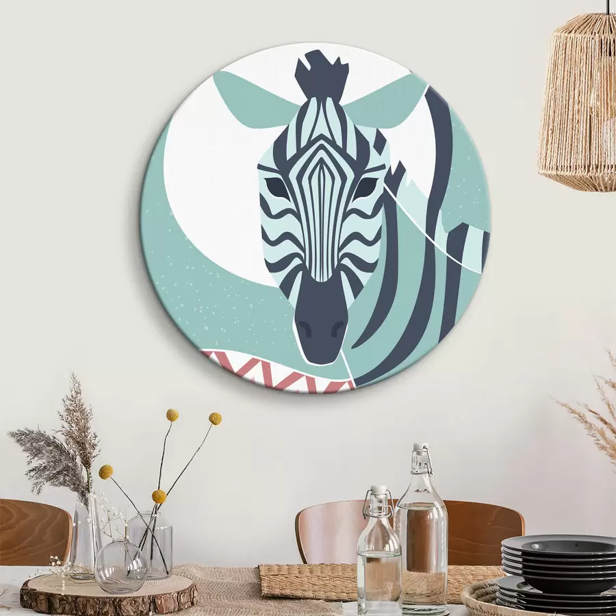 Pilt Portree sebrast abstraktsel talvel r36405