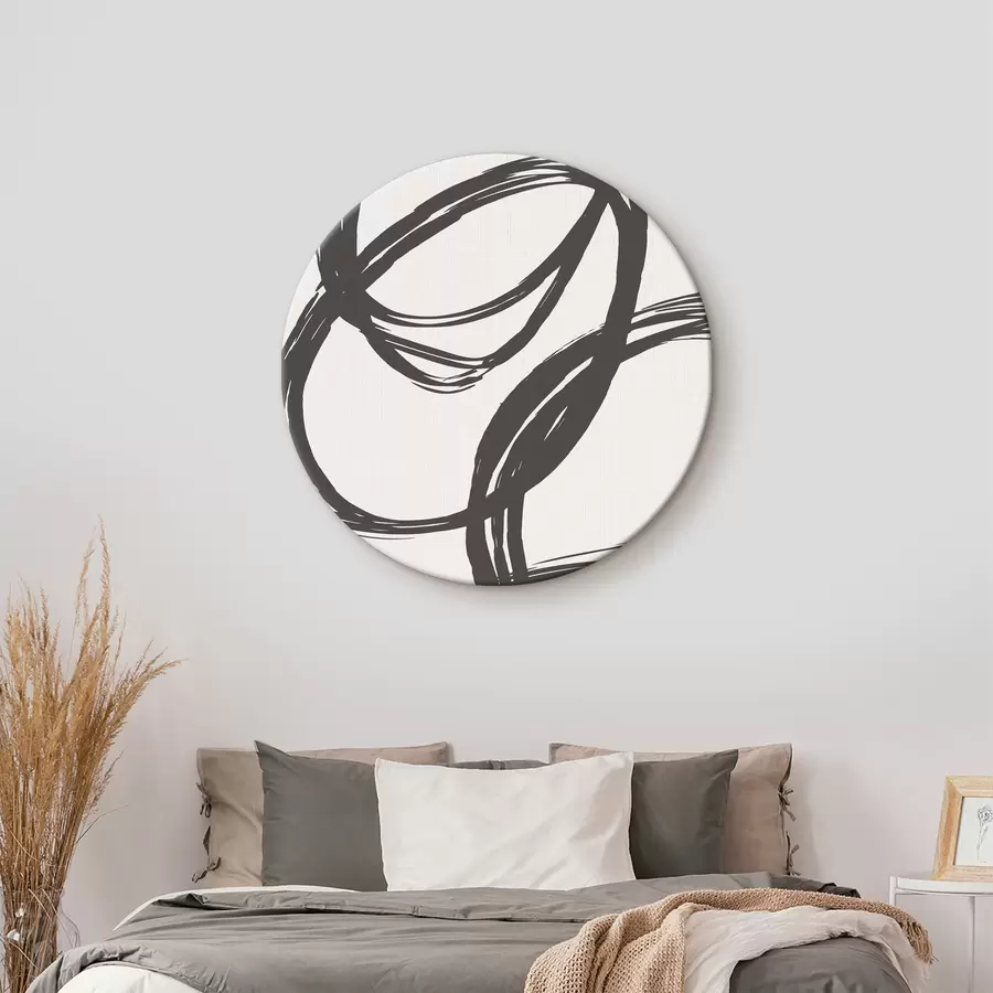 Pilt Läbipõimunud kriipsud loovad abstraktse võlu r36460