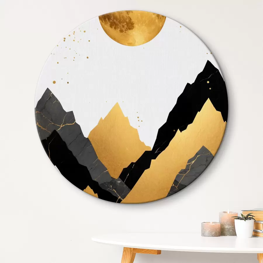 Pilt Abstraktne taevane mägimaastik r36637