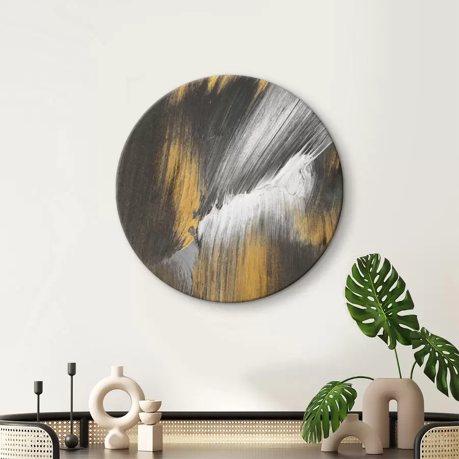 Pilt Pintslitõmbed halli ja merevaigu toonides r36672