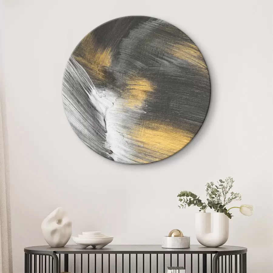 Pilt Metallilised pintslitõmbed põimuvad omavahel kokku r36673