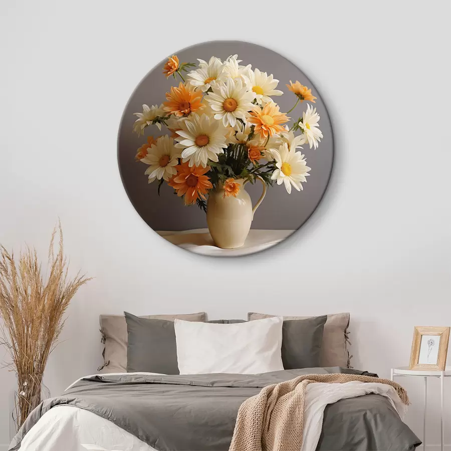 Pilt Vaas lilledega laual r36812