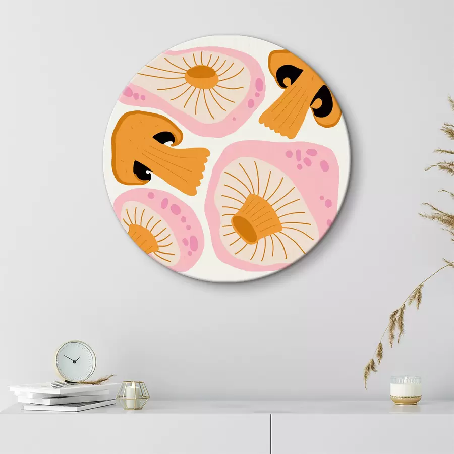 Pilt Erineva kujuga seente rühm r36865