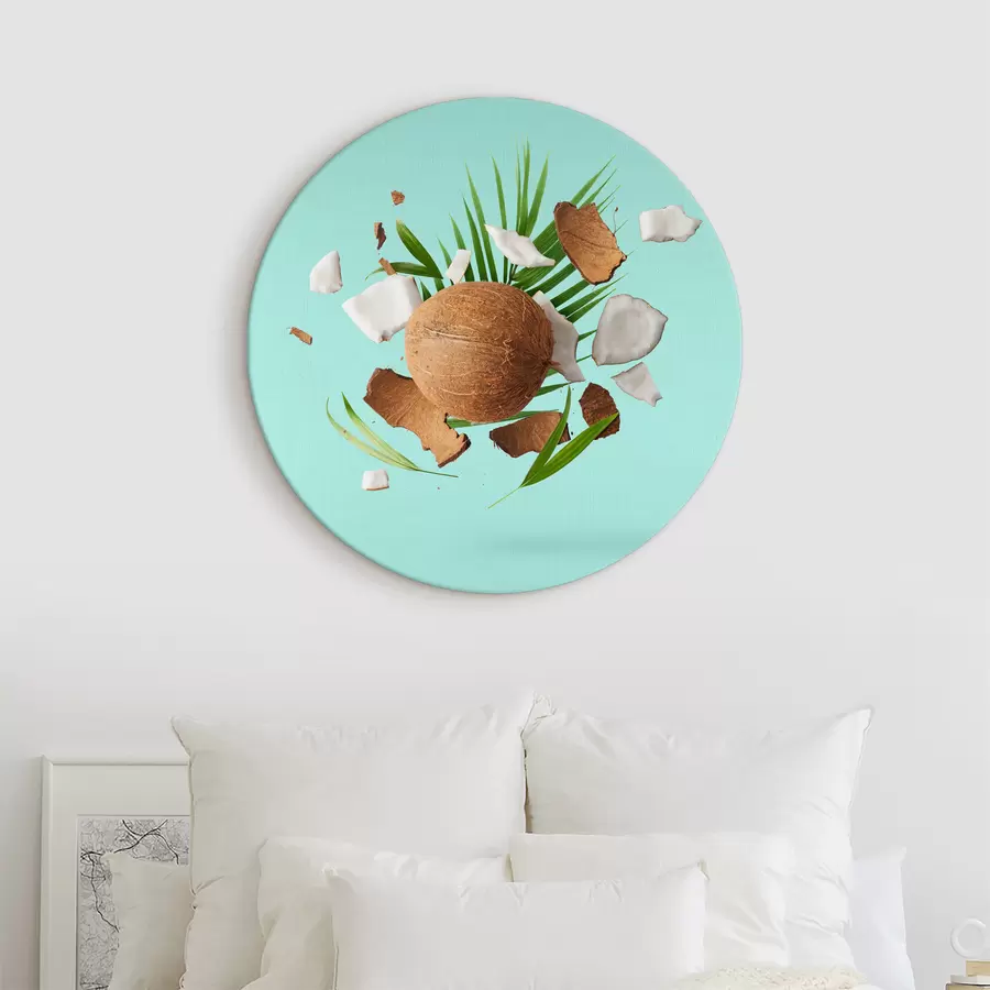 Pilt Kookospähkli- ja palmilehed r37048