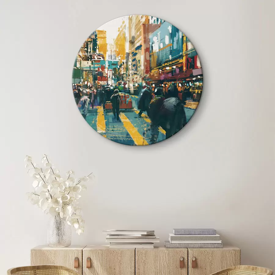 Pilt Linnapildid Rahvarohke metropoli tänav r37108