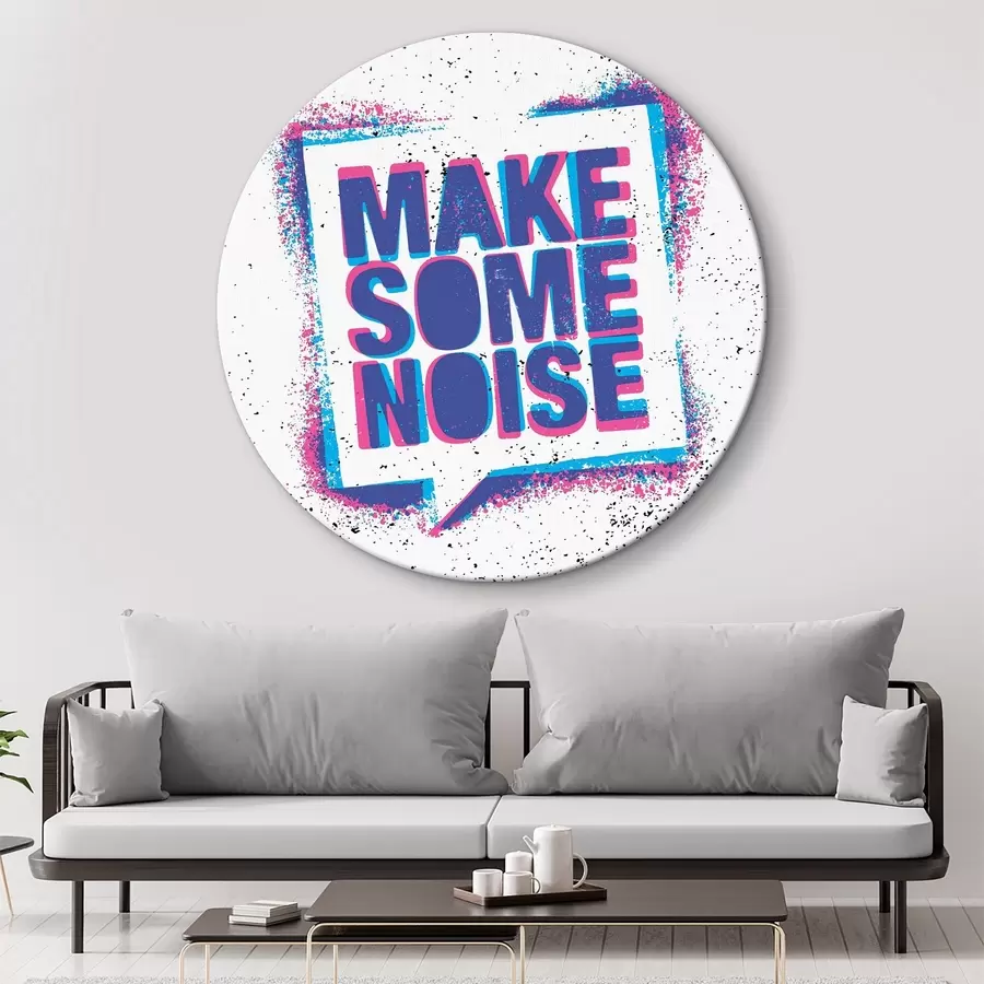 Pilt Valge ruut lilla ja sinise tekstiga r37290