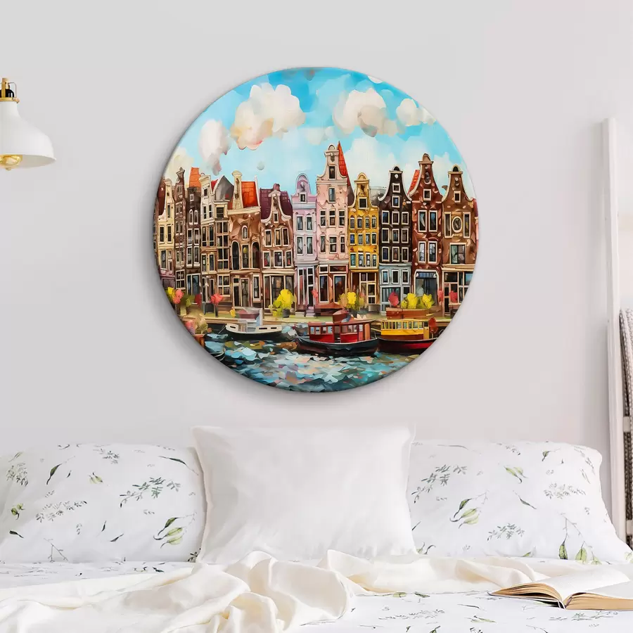 Pilt Akvarell, mis kujutab linna r37555