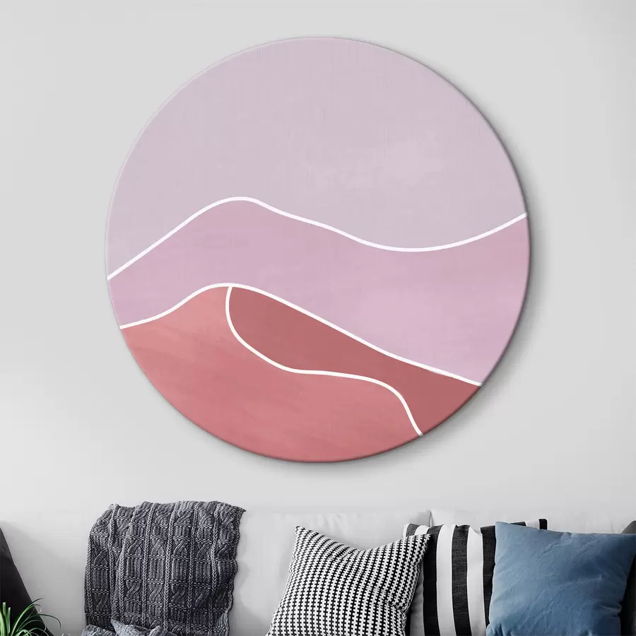 Pilt Roosa ja lilla maastik r37636