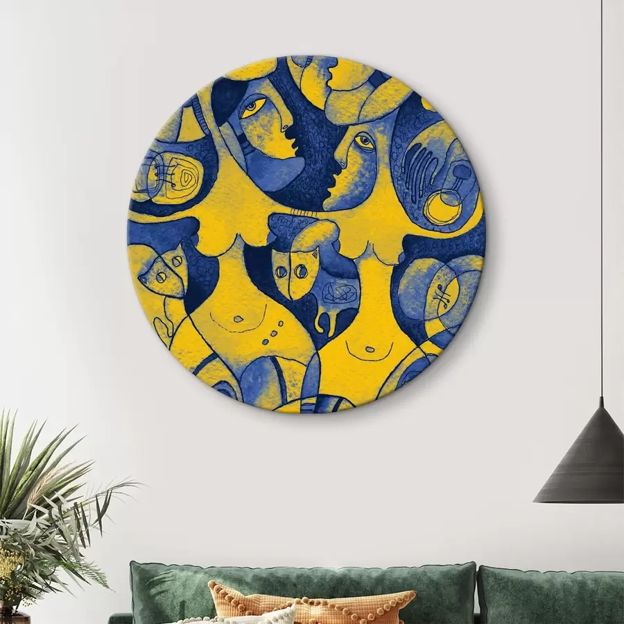 Pilt Värvilised näod r37829