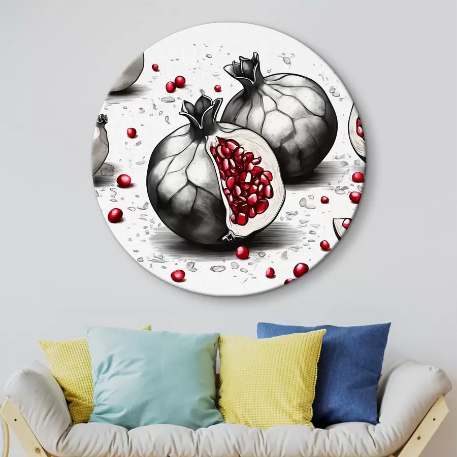 Pilt Granaatõuna pooleks lõigatud r38119