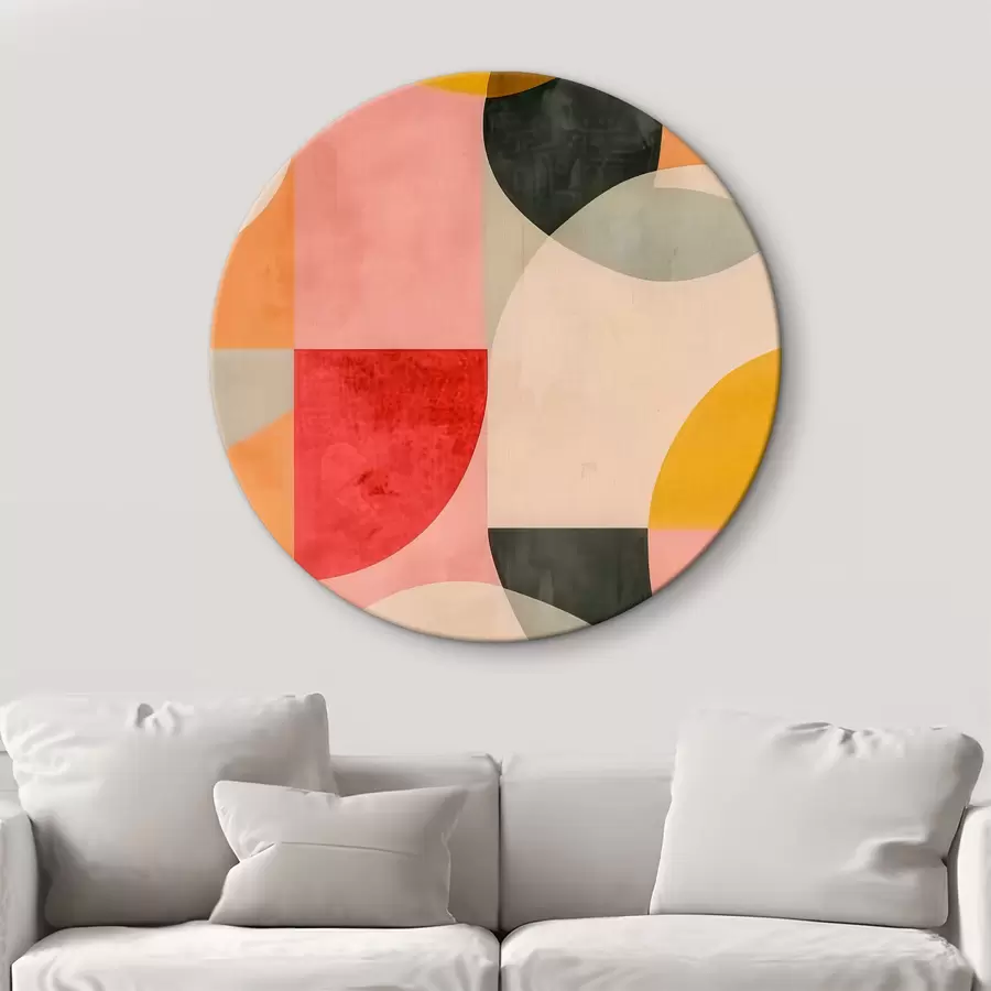 Pilt Värviline muster seinal r38144