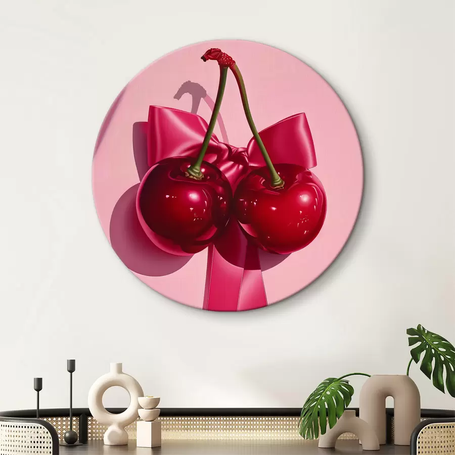 Pilt Paar kirsse, mis on sõlme seotud r38417