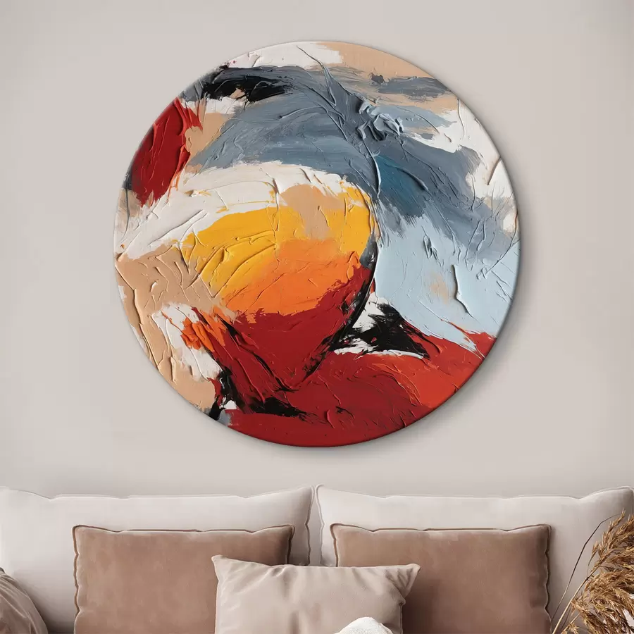 Pilt Emotsioonid põrkuvad elavas abstraktsioonis r38579