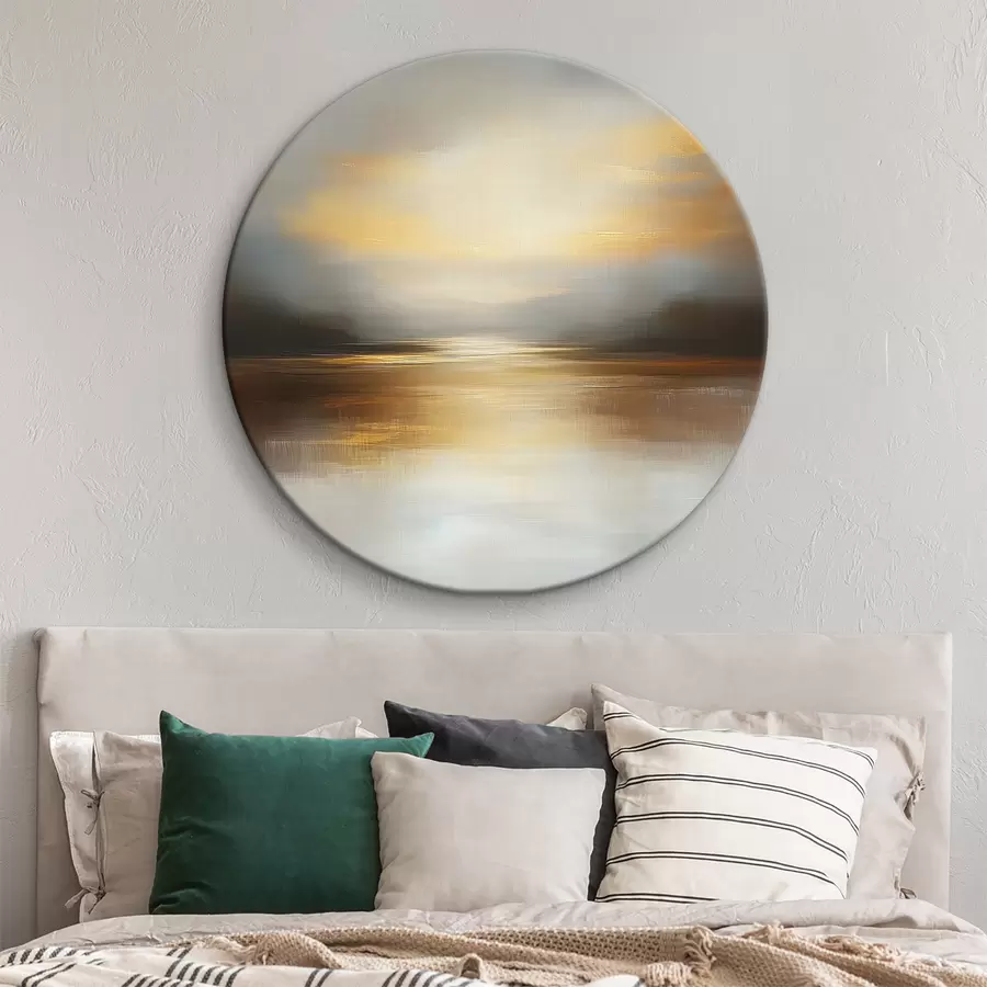 Pilt Abstraktne maastik päikeseloojanguga r40738