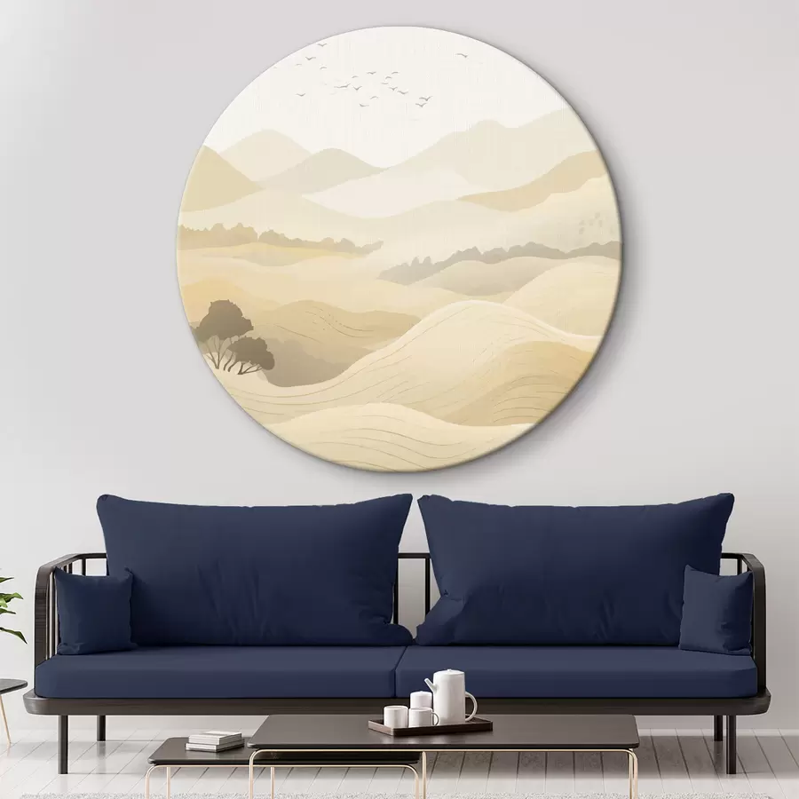 Pilt Mäed, pehme värv, puud r40845