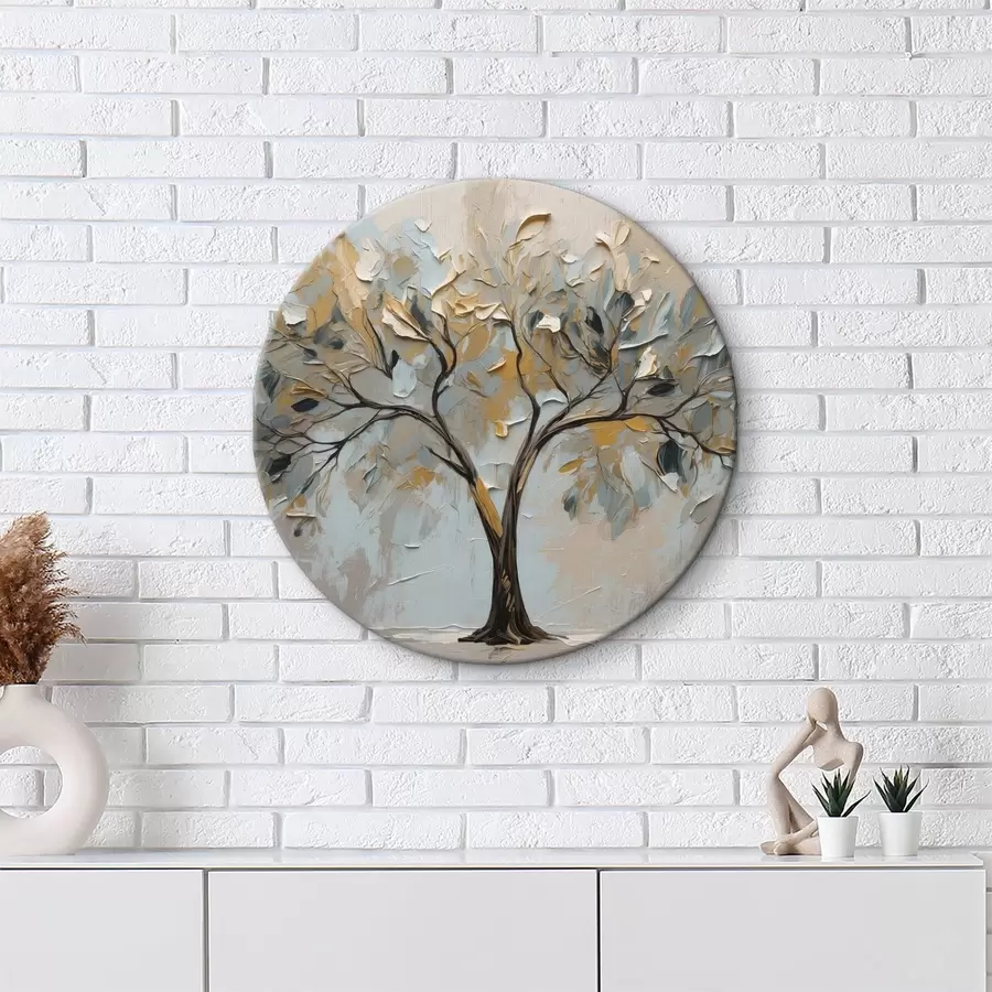 Fototapeedid Puu abstraktsel õli taustal r40858