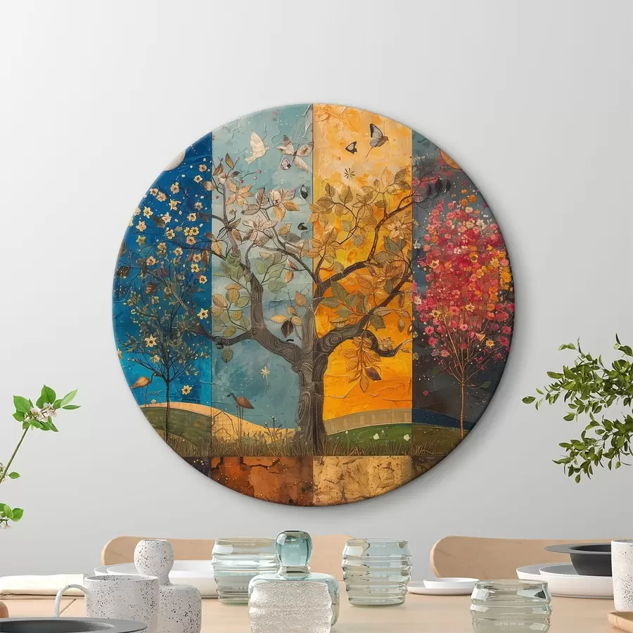 Pilt Akvarellkollaaž aastaaegadest r40921