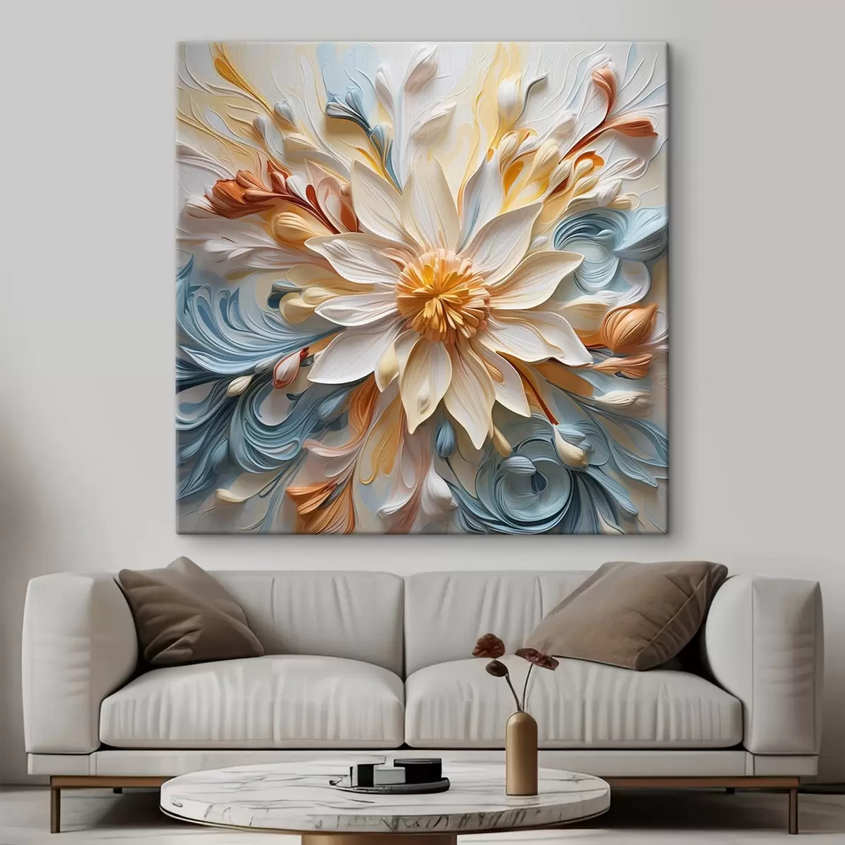 Pilt Lillede abstraktsioon, imitatsiooni modelleerimine s42188