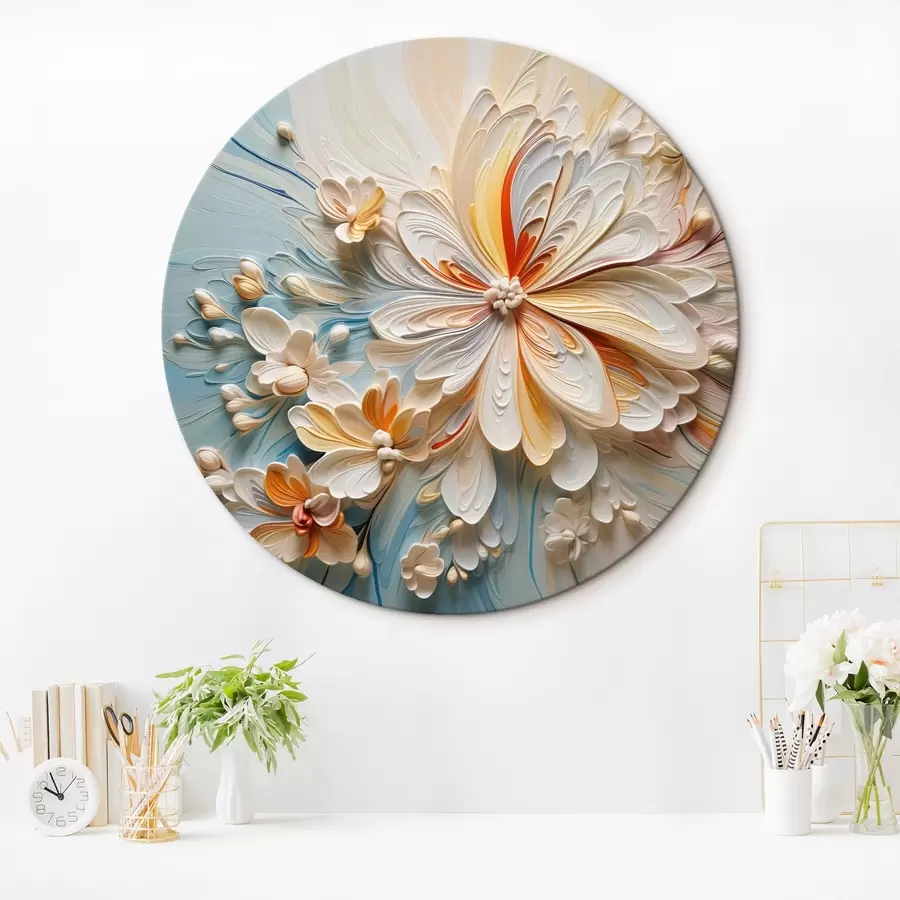 Pilt Volumeetriline lillede abstraktsioon, imitatsioonimodelleerimine r42189