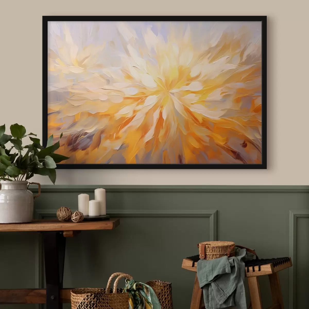 Plakat Suur abstraktne lill f42184