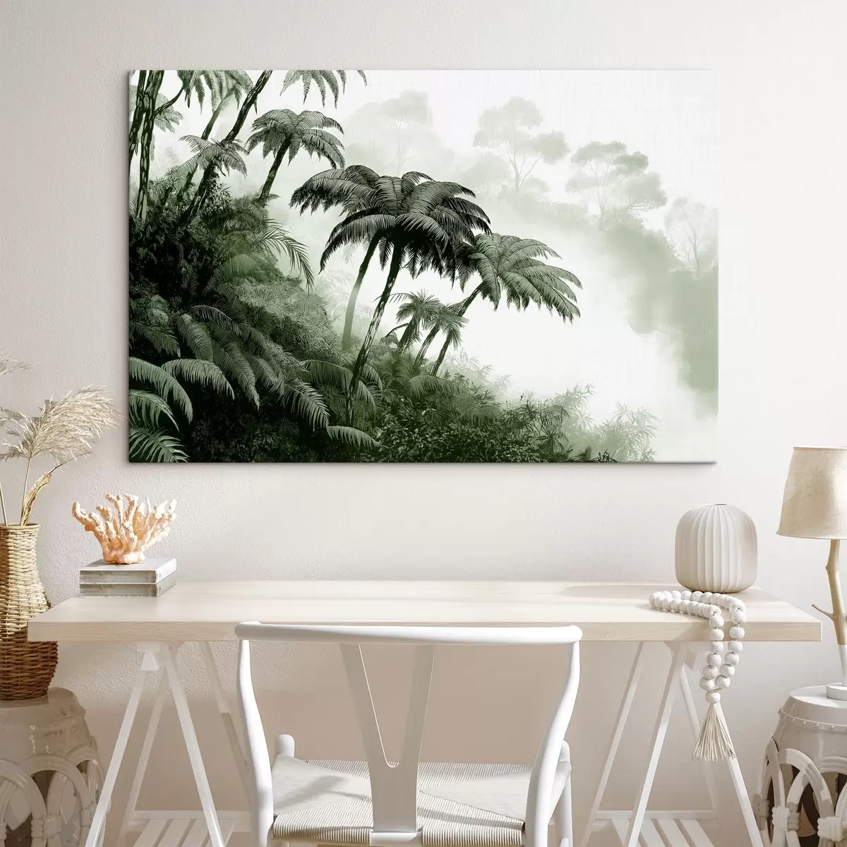 Pilt Džunglimets udus, palmid, loodus, rohelised värvid s42372v1