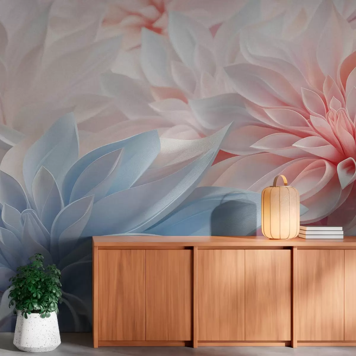 Fototapeedid Suured õrnad lilled w08622