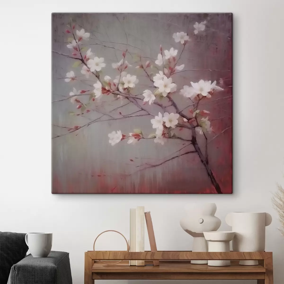 Pilt Valgete lilledega haru s42339