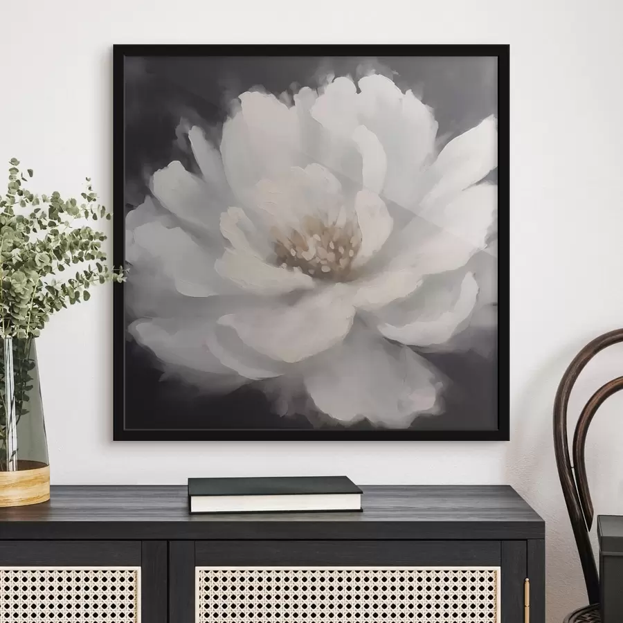 Fototapeedid Valge pojeng f42338