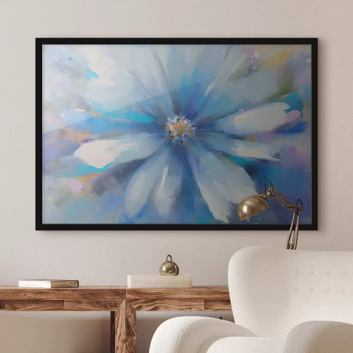 Plakat Sinine lill f42344