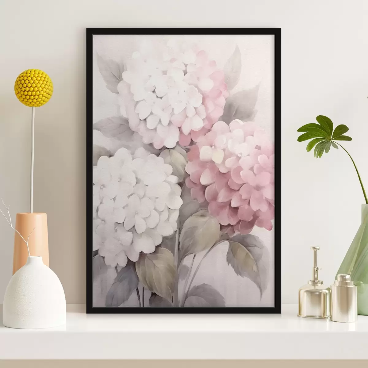 Plakat Hortensia lilled f42347