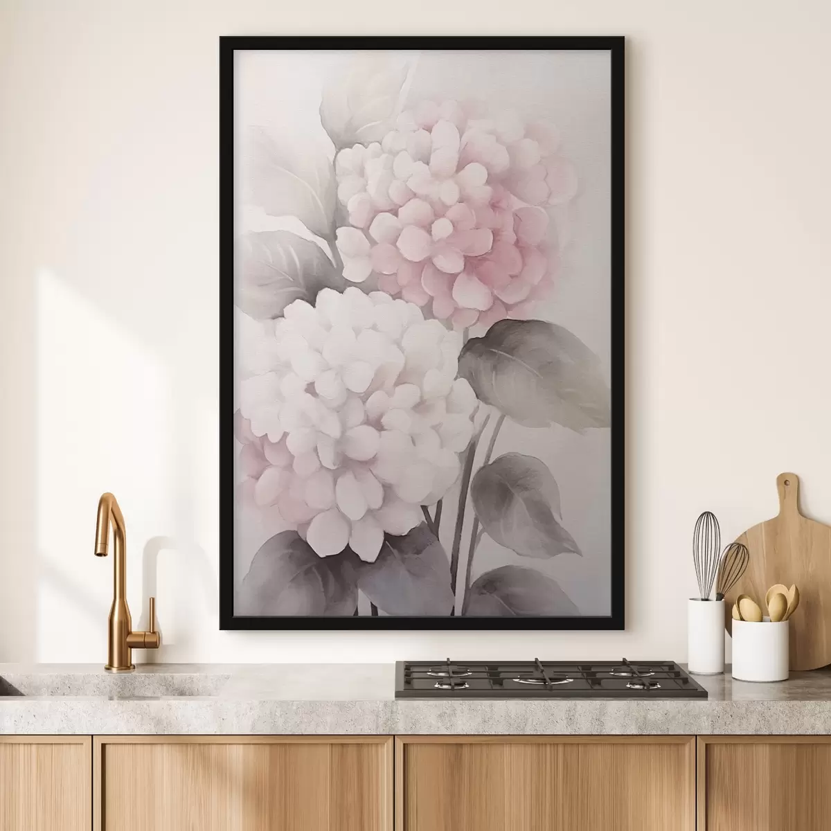 Plakat Hortensia lilled f42348
