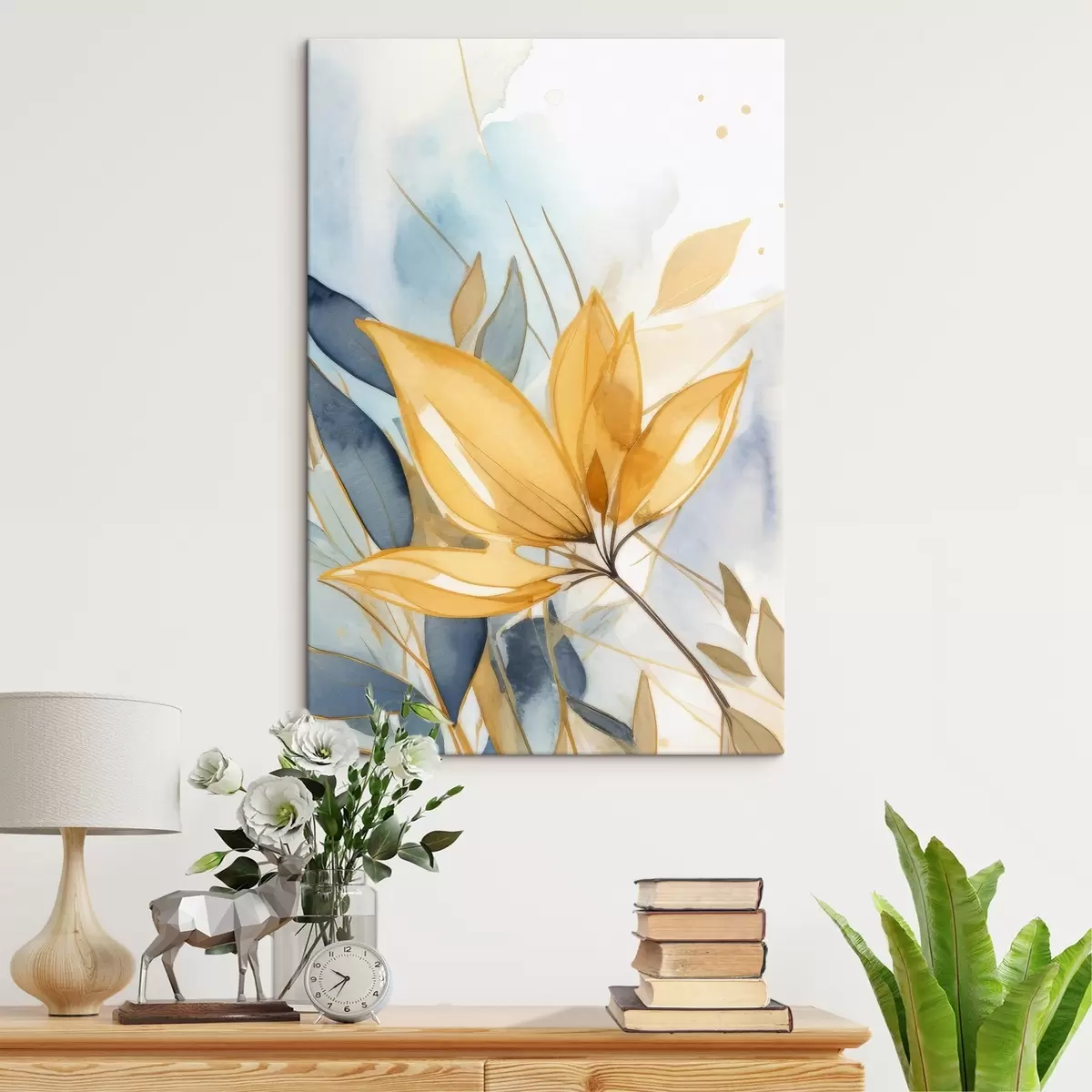 Pilt Abstraktsed lilled akvarelliga s42387