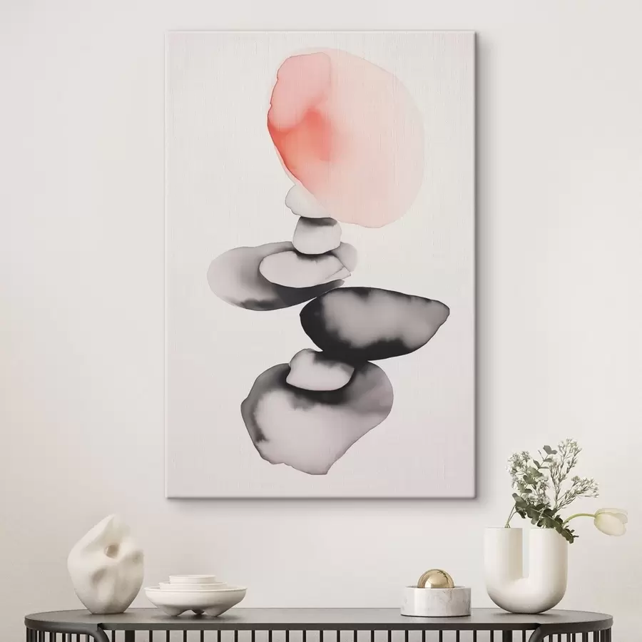 Pilt Abstraktsioon plekid stiilis märg akvarellil s42409