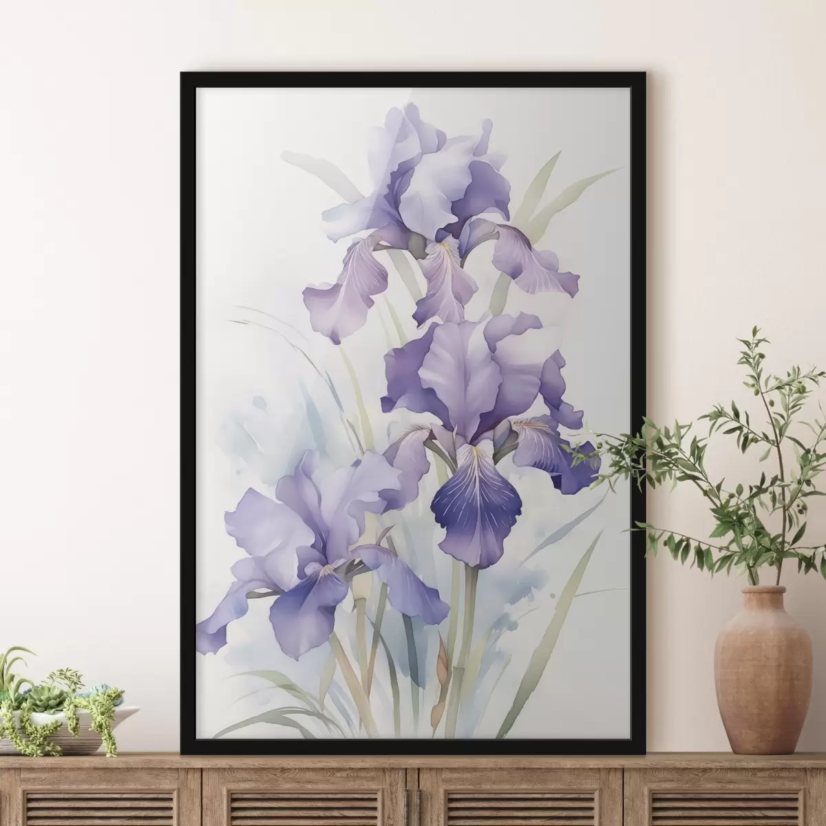 Plakat Iirised imitatsioon akvarell f42414