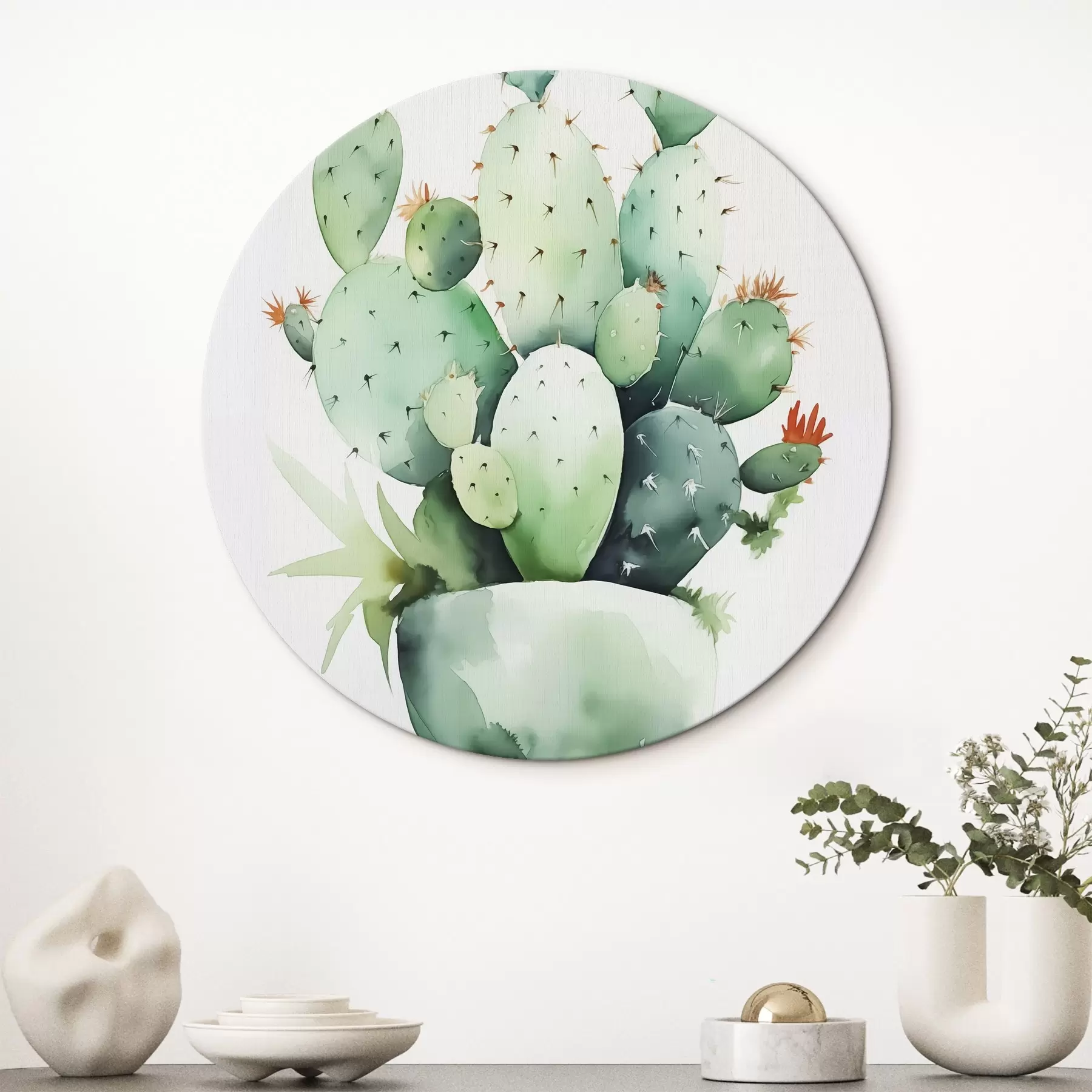 Fototapeedid Kaktuse imitatsioon märg akvarell r42410