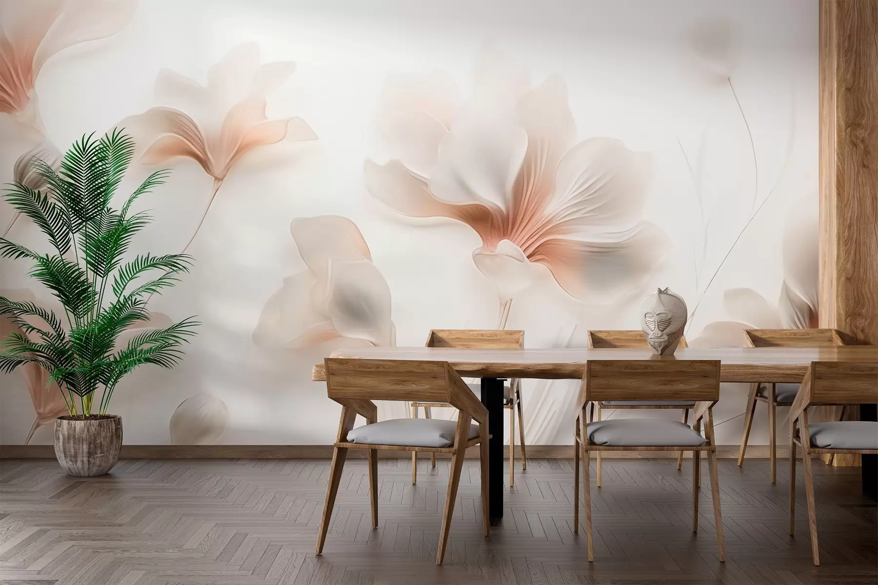 Fototapeedid Elegantsed lilled pastelsetes värvides w02759