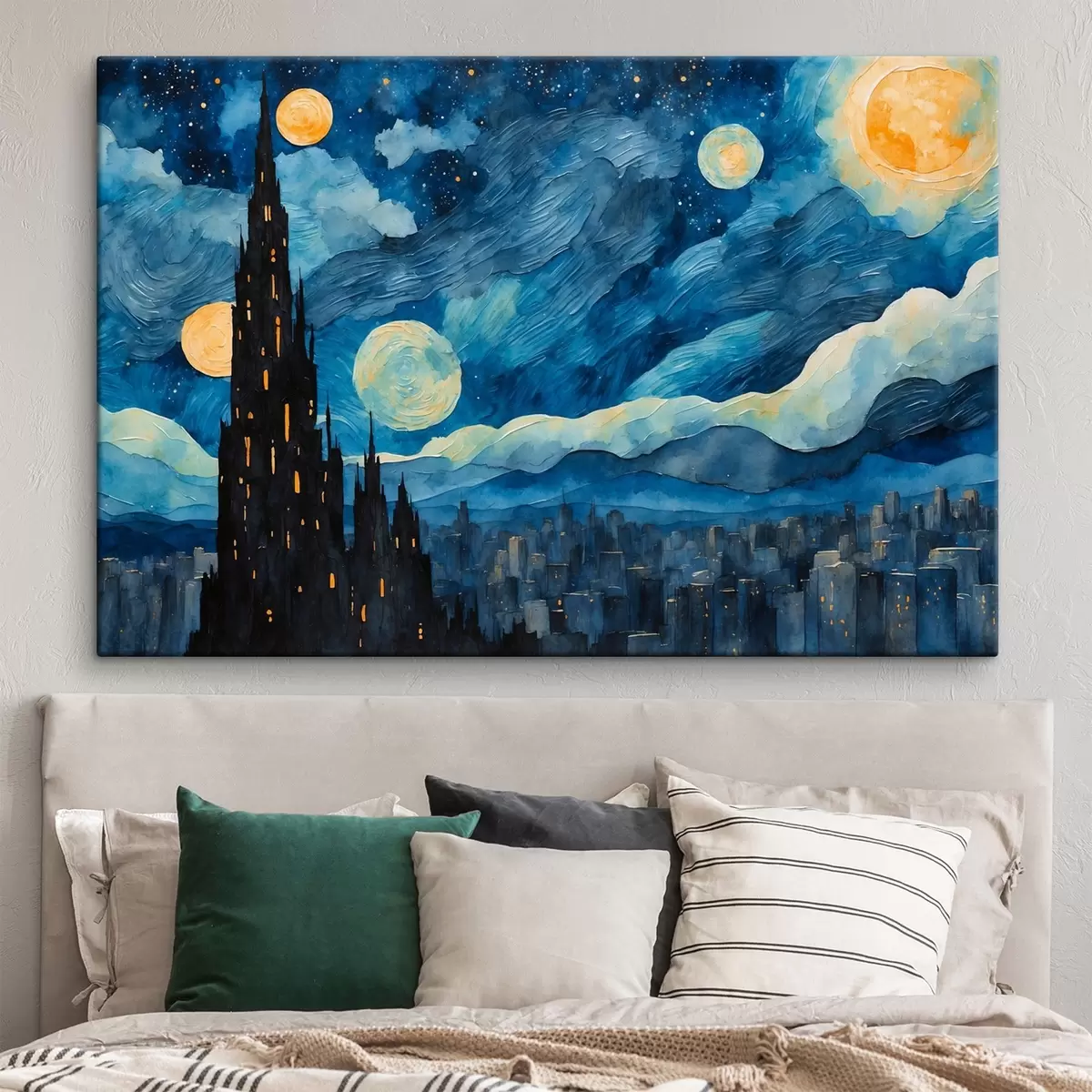 Pilt Öine linn õlimaalide stiilis s42268